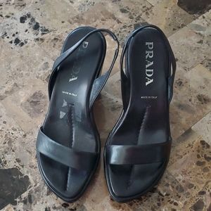 Prada wedge sandals